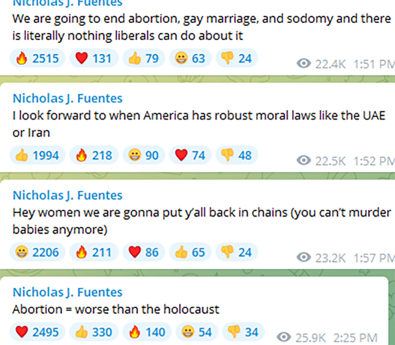 Right-Wing Extremists Eye Leaked Abortion Ruling as Opportunity for Violence