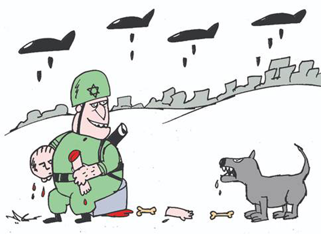 blood libel cartoon