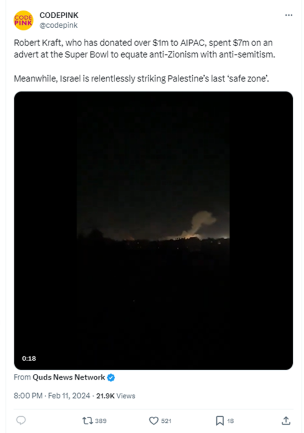 Posters on X Attack FCAS Super Bowl Ad Urging People to Stand Up to Antisemitism