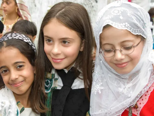 Young Muslim European Girls