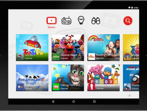 Screen Shot from YouTube Kids