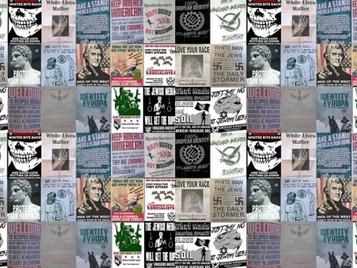 white supremacist fliers 2018