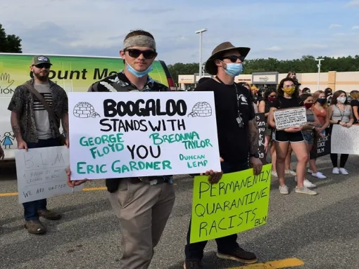 boogaloo blm protests