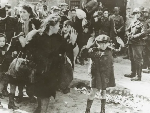 Jews Forcibly Pulled Out of Dugouts, 1943