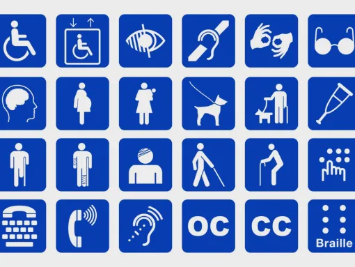Disability accessibility icons