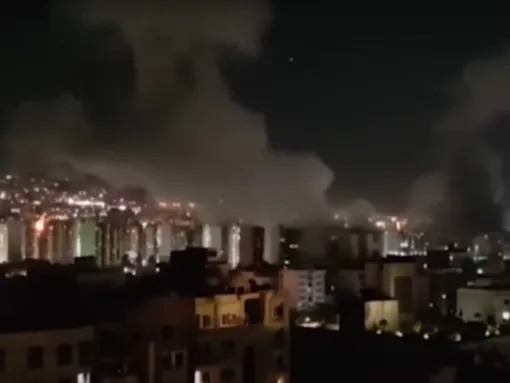 Airstrikes in Tehran, Iran, June 13, 2025