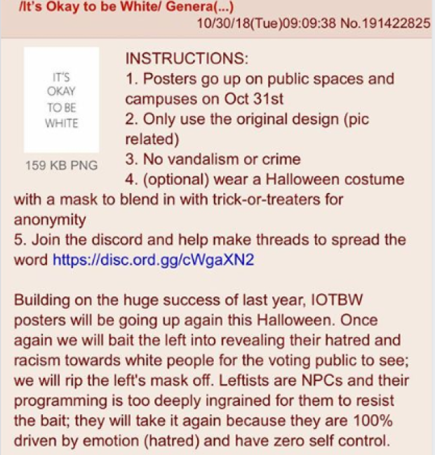 4 chan ok to be white
