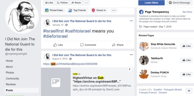 facebook antisemitism