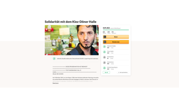 Germany Jewish student petition
