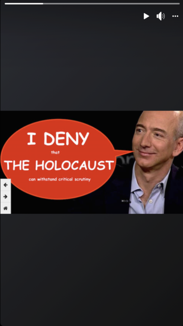 Holocaust denial on Facebook