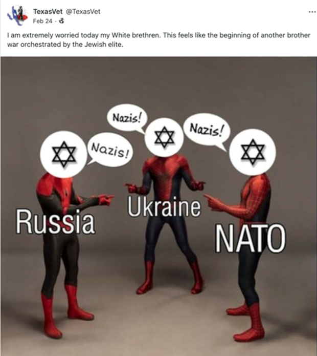 Antisemitic Conspiracy Theories Abound Around Russian Assault on Ukraine