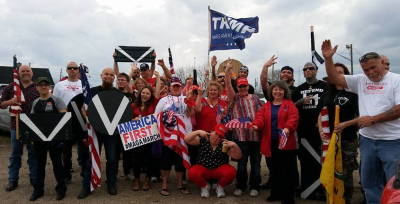 Vinlanders Indianapolis Rally Hand Sign 2017