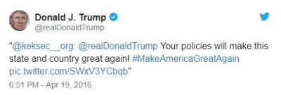 Trump Tweet