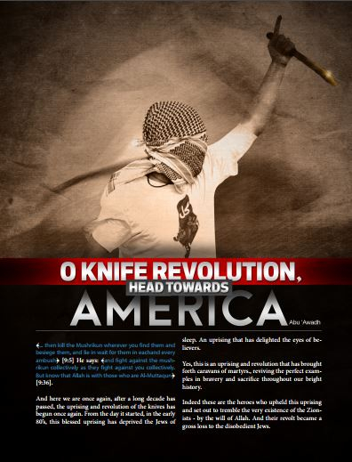 An article in Inspire 15 Encourages Domestic Attacks
