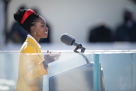 Amanda Gorman recites her 2021 inaugural poem, "The Hill We Climb"