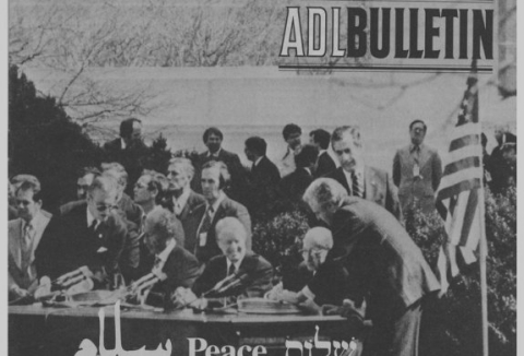 ADL Bulletin Israel-Egypt Peace Signing Article