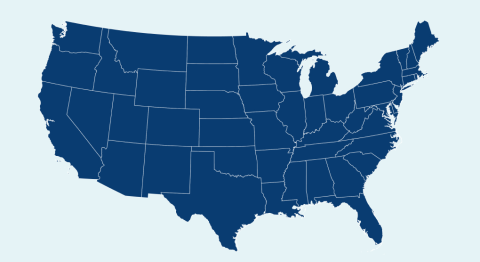 U.S. Map Illustration