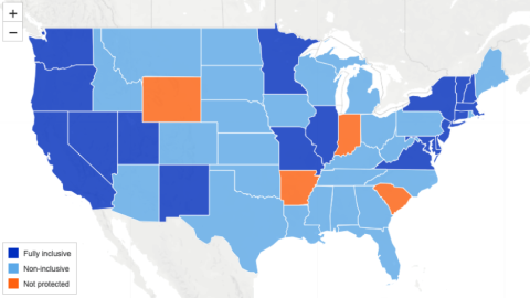 Hate Crime Map for U.S.