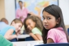 Girl Student in Class Being Bullied