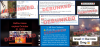 Examples of debunked misinformation about the Israel-Hamas war.